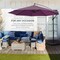 Best Choice Products 10ft Offset Hanging Outdoor Market Patio Umbrella w/ Easy Tilt Adjustment